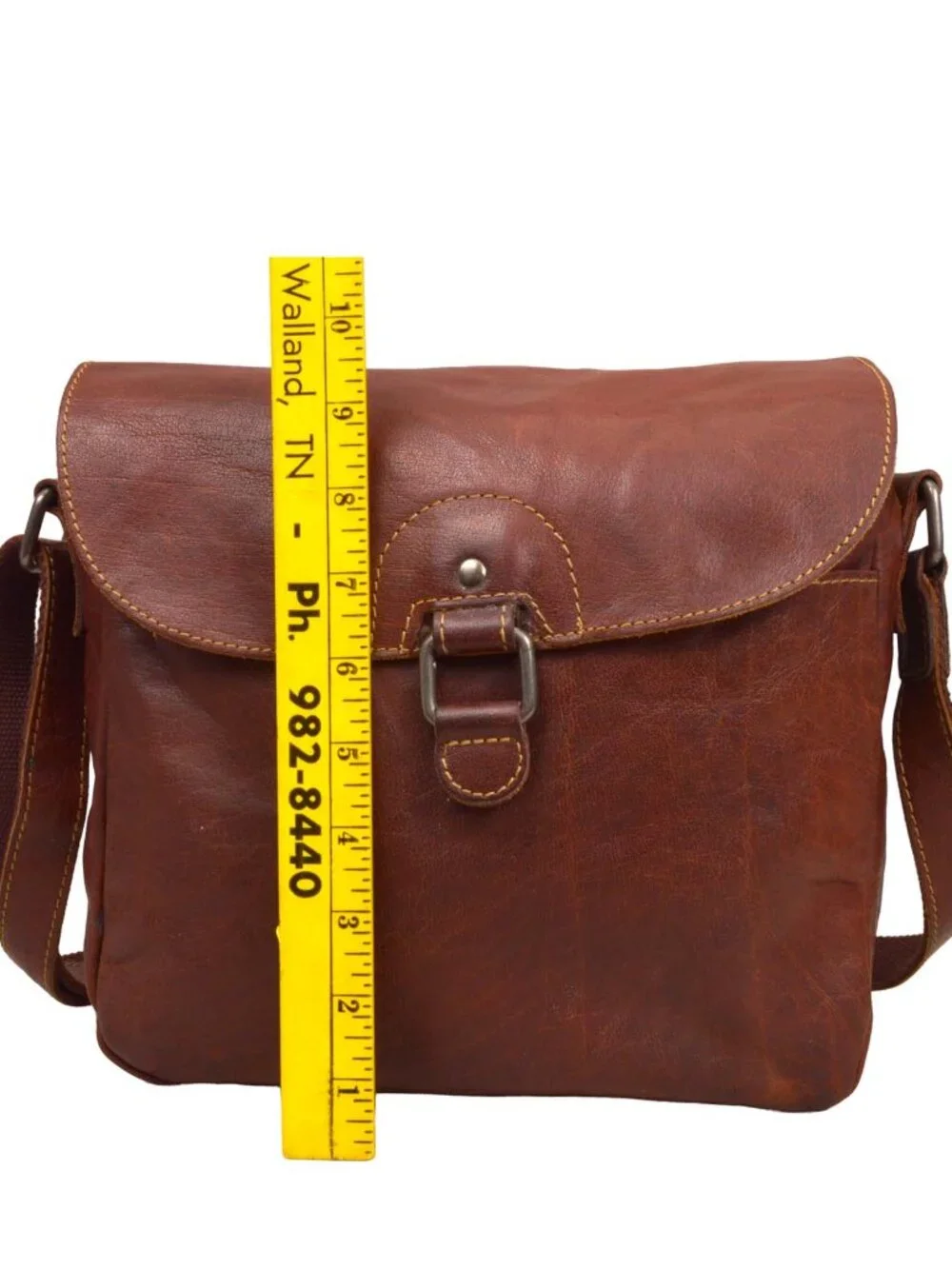 Jack Georges Leather Messenger Bag Nice!